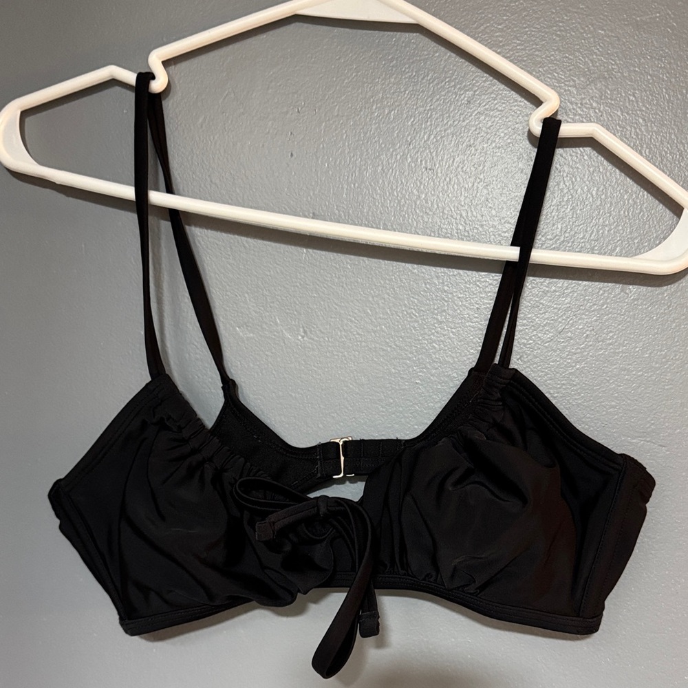 Xhilaration Black Women's Swim Top